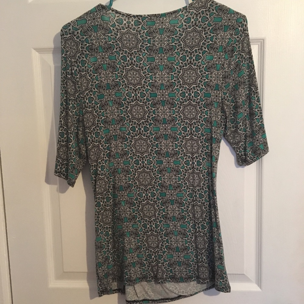 Wrap Around Casual Career Blouse